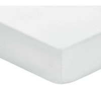 1951 Plain Dye Percale Single Fitted Sheet, Silver