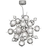 Searchlight 8312-12CC Molecule 12 Light Ceiling Pendant In Chrome
