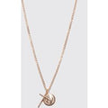 Kette mit Kreuz Anhänger - Gold - ONE SIZE, Gold
