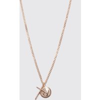 Kette mit Kreuz Anhänger - Gold - ONE SIZE, Gold