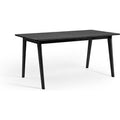 Nel Wood 4 Seater Dining Table Black Stylish and Durable Dining Room Decor