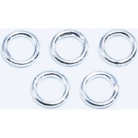 Binderinge aus 925 Silber, Ø 5 mm, geschlossen