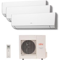 Ar Condicionado Multi Tri Split Inverter Fujitsu 23.000 Btus (3x Evap 9.000) Quente/Frio 220V Monofásico