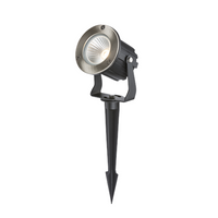 KnightsBridge 230V IP65 6W LED Wall/Spike Spotlight