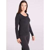 EMS Keep The Heat damski top bazowy - Black
