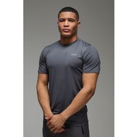 T-shirt Man Active Regular Fit per alta performance, Grigio