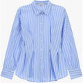 Chemise regular-fit rayé avec pinces devant