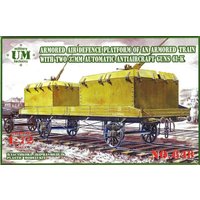 Armored air defense platform of an armor