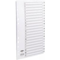 Concord Commercial Index A-Z 20-Part Multipunched Mylar-reinforced