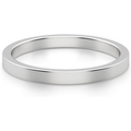 Alianza Clásica Flat 2 MM Oro Blanco 585 (14K)