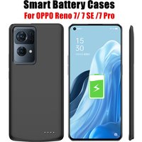 10000mAh For OPPO Reno 7 7Pro Battery Charger Cases 6800mAh External Battery Power Bank Cover For Reno 7SE Charging Case