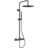Aqua Elegance – Opbouw Regendoucheset – Gun Metal – Pvd Coating – Vernet Binnenwerk Met Keramische Schijven