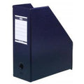 Magazine Rack File Plastic Jumbo 110mm A4 Blue Pack 5 009476