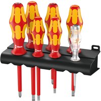 Wera 6 Piece Kraftform VDE Insulated Screwdriver Set