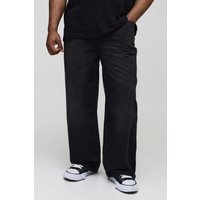 Vaqueros Plus Holgados Sin Tratar, Gris