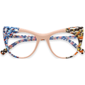 Aarya Blue Cat Eye Eyeglasses | EYDOLOGY
