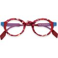 Braylon Red Round Eyeglasses | EYDOLOGY