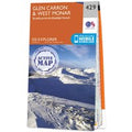 Ordnance Survey OS Map of Glen Carron & West Monar: Explorer 429