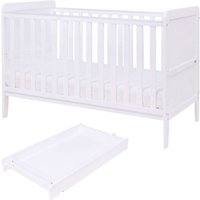Rio Cot Bed with Cot Top Changer & Mattress