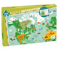 DJECO observatiepuzzel tour du monde 6 jr+/ 200 stks