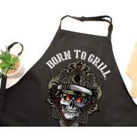 "Born to Grill" - Die Grillschürze für echte Grill-Geborene!