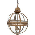 Casa Padrino Barock HÃ¤ngeleuchte Antik Messing Design Kugel Durchmesser 43 cm, HÃ¶he 63 cm - Barock Schloss Lampe Leuchte Laterne