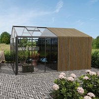 Aluminiumdrivhuse med opbevaringsplads Accoya Fusion | Aluminium – Begrænset udgave Drivhus med indbygget opbevaring