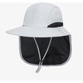 Fashion Wide Brim Outdoor Sun Hat Adjustable UV Protection Fisherman Cap with Neck Flap Quick-drying Bucket Cap Women