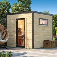 Veltor – Modern compact tuinhuis van massief hout | Veltor 1