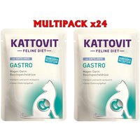 Kattovit Gastro Anatra e riso 85g umido dietetico gatto feline diet Formato 24 x 85g