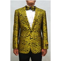 Paisley-100 Gold - Mens Wholesale Blazers