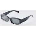 Gafas De Sol Gruesas Rectangulares De Plástico, Negro