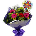 Birthday Balloon & Elegance Bouquet