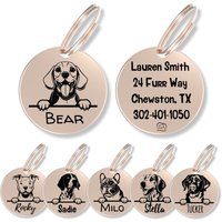 Personalized Breed Dog Tag (Beagle)
