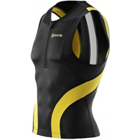 Skins Tri400 Top Black Yellow, Size S