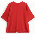 Sweatshirt oversize sans capuche manches larges