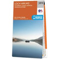 Ordnance Survey OS Map of Loch Arkaig: Explorer 399