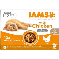 IAMS Advanced Nutrition Kitten Pollo in Salsa - Set %: 24 x 85 g