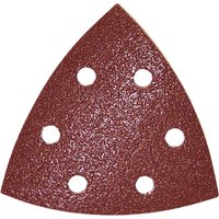 Makita Long Life Punched Hook and Loop Delta Sanding Sheets Assorted Grit Pack of 10