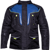 Venti Tour Waterproof Textile Motorcycle Jacket Navy Yellow
