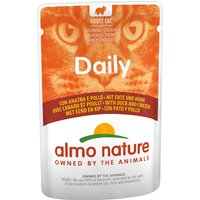 Almo Nature Daily Menu vrečke 6 x 70 g - Raca & piščanec