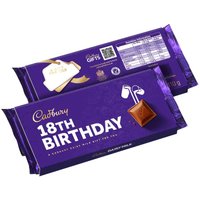 Cadbury Dairy Milk 18th Birthday Chocolate Bar with Sleeve 110g