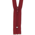 Milward Nylon Dress & Skirt Closed End Zips Scarlet Berry