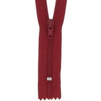 Milward Nylon Dress & Skirt Closed End Zips Scarlet Berry