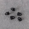 Suwak z oczkiem do szyny sufitowej Premium czarny, 1x  0,5 x 1,5 cm