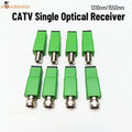 1/5Pcs FTTH CATV Single 1310nm 1550nm Optical Receiver MINI Node Passive Photoelectric CATV Converter