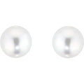 Classic Collection 7.5x8mm Grade AAA Akoya Pearl Stud Earrings
