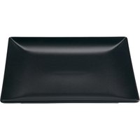 Midnight Square Coupe Plate Black 26cm (Case of 12)