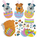Dog Mix & Match Easter Egg Decoration Kits  (Pack of 8) Easter Crafts For Kids