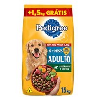 Ração Pedigree Cães Adultos Raças Médias e Grandes Carne e Vegetais